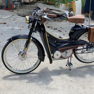 Xe đạp máy cổ Mobylette AV44 (Cá Xám)