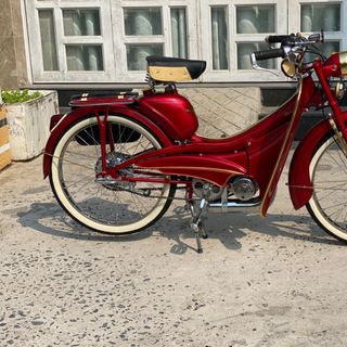 Xe đạp máy cổ Mobylette AV44 (Cá Xám)