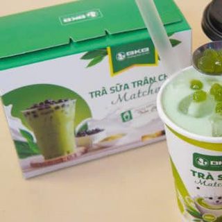Trà sữa uống liền thơm ngon trân châu giòn giòn BKB (1 hộp gồm 8 set trà và trân châu)