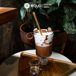 Ống hút bã mía EQUO không tan trong nước thùng 1000 ống size smoothies 8*200mm