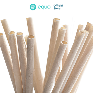 Ống hút dừa EQUO lên men tự nhiên từ nước dừa thùng 1000 ống size tiêu chuẩn 6*200mm