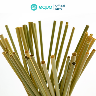 Ống hút cỏ EQUO không tan trong nước thùng 1000 ống size tiêu chuẩn 6*200mm