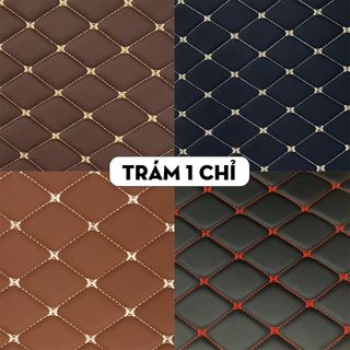 Nguyên liệu may thảm da lót sàn ô tô 5d 6d, da pu trám 1 chỉ cao cấp
