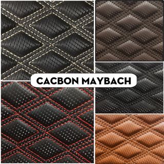 Nguyên liệu may thảm da lót sàn ô tô 5d 6d, da cacbon maybach cao cấp