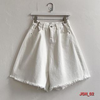 Quần Kaki Ngố Nữ Trơn Đơn Giản có Móc Khóa StreetStyle
