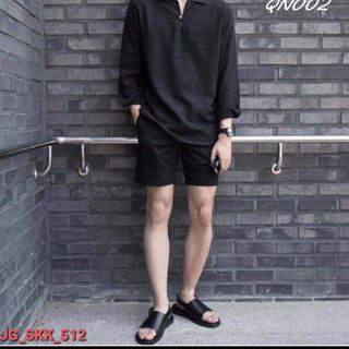 Quần Sort Kaki Nam Kiểu Dáng Giản Đơn Lịch Lãm Sang Trọng Khi Dạo Phố
