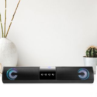 Loa Bluetooth A2 Siêu Bass Dáng Dài 2 Loa, Kèm Đèn Nháy, Hỗ Trợ AUX, USB