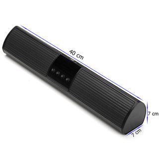 Loa Bluetooth A2 Siêu Bass Dáng Dài 2 Loa, Kèm Đèn Nháy, Hỗ Trợ AUX, USB