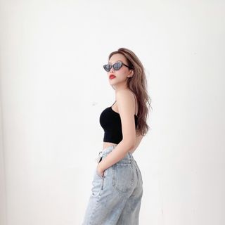 Quần Jean Ngố Unisex Phong Cách StreetStyle HipHop Thời Thượng