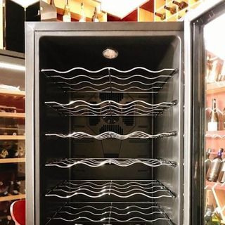 Tủ bảo quản rượu vang 28 chai khay Inox