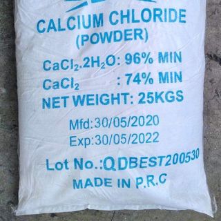 Khoáng CaCl2 nguyên liệu cung cấp khoáng ao nuôi giá sỉ