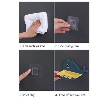 Kệ Đựng Xà Phòng Hình Cá Heo