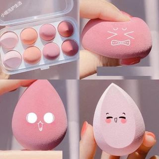Hộp 8 Bông Mút Trang Điểm