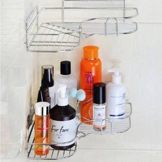 Kệ Góc Dán Tường Inox