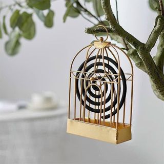 Giá Đỡ Nhang Muỗi Hình Lồng Chim