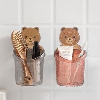 Cốc Gấu Dán Tường Đựng Bàn Chải