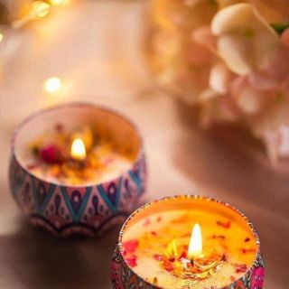 Nến Thơm Hoa Khô Thiên Nhiên