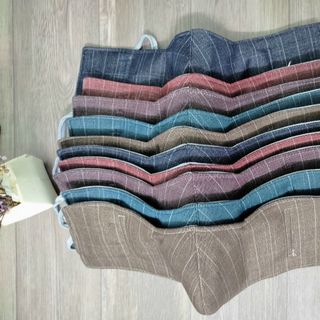 Khẩu trang vải che tai cao cấp dày 3 lớp chống nắng, kháng bụi
