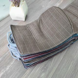 Khẩu trang vải che tai cao cấp dày 3 lớp chống nắng, kháng bụi