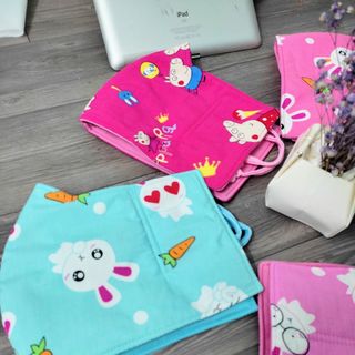 Khẩu trang vải che tai dày cao cấp 3 lớp tránh khỏi bụi chống nắng, chống tia cực tím siêu tốt