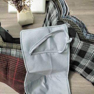 Khẩu trang vải che tai dày 3 lớp kháng bụi chống nắng siêu tốt