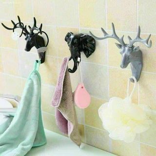 Móc Treo Hình Hươu Dán Tường