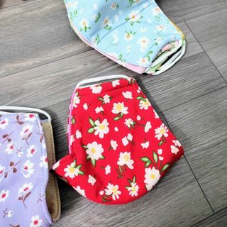Khẩu trang vải cotton cao cấp 2 lớp cản bụi, chống nắng tốt