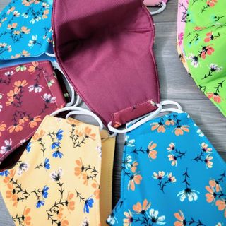 Khẩu trang vải cotton cao cấp 2 lớp cản bụi, chống nắng tốt