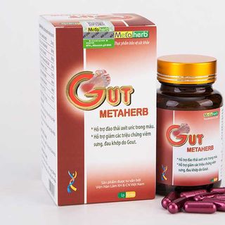 GUT Metaherb – Hỗ trợ đào thải axit Uric, bào mòn cục tophi – TPBVSK
