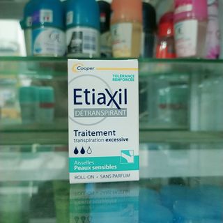Lăn nách Etiaxil siêu khử mùi hôi nách 15ml màu xanh