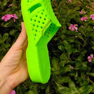 Dép nhựa tổ ong nhiều màu nhựa nguyên sinh chưa qua tái chế đế dày 3cm không phai màu