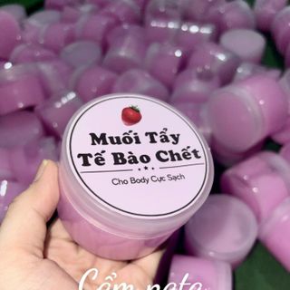 Muối dâu tẩy da chết