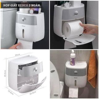 Hộp Đựng Giấy Ecoco Dán Nhà Vệ Sinh