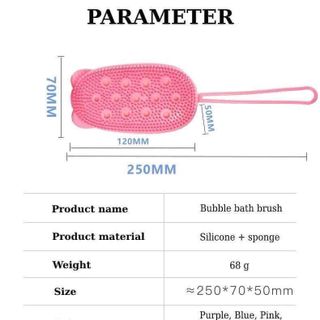 Bông Tắm Tạo Bọt Silicon