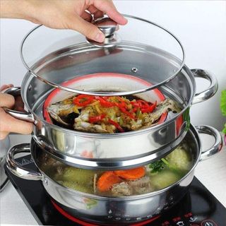 Nồi Hấp 2 Tầng Inox