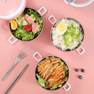 Hộp Cơm Lúa Mạch 4 Tầng
