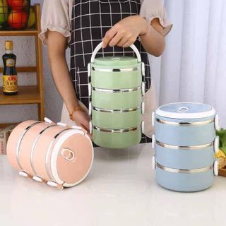Hộp Cơm Lúa Mạch 4 Tầng