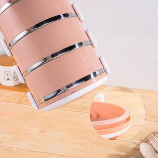 Hộp Cơm Lúa Mạch 4 Tầng