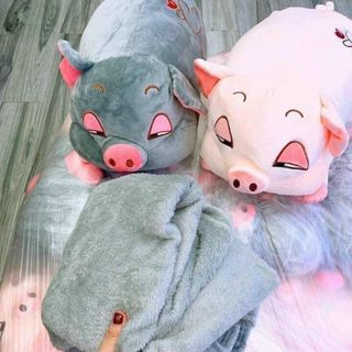 Gối Kèm Mền Heo
