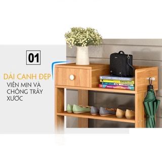 Kệ Giày Gỗ 5 Tầng