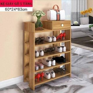 Kệ Giày Gỗ 5 Tầng