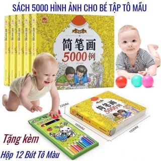 Sách Tô Màu Cho Bé 5000 Hình
