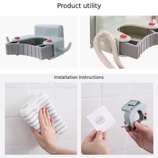 Kẹp Chổi Dán Tường Đa Năng