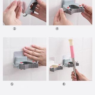 Kẹp Chổi Dán Tường Đa Năng