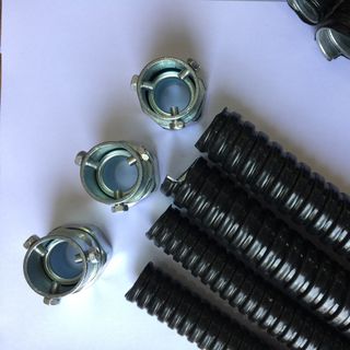 Ống sun sắt luồn dây điện bọc nhựa PVC