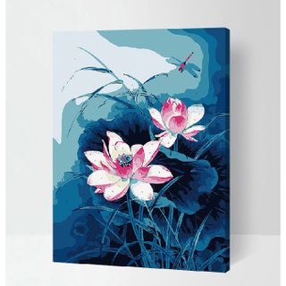 Tranh sơn dầu số hoá tự tô 4050 có khung