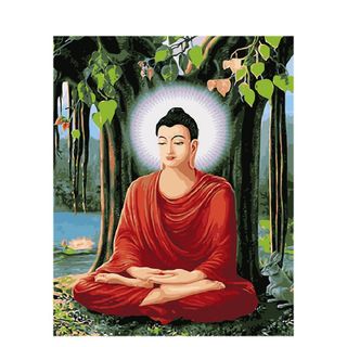 Tranh sơn dầu số hoá tự tô 4050 có khung