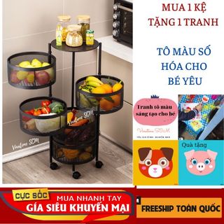 Kệ nhà bếp đa năng 5 tầng