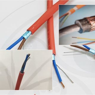 Dây cáp chống cháy 2 lõi 2x1.0/2x1.5/2x2.5mm2 + Al + E, tiêu chuẩn CE