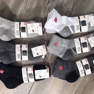 Tất Nam / Vớ Nam Cotton Thấm Hút Chống Hôi Chân Cổ Cao Xuất Nhật _ TSDL35